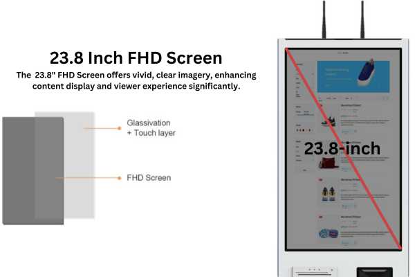 Self-Service-Kiosk-A70 FHD SCREEN