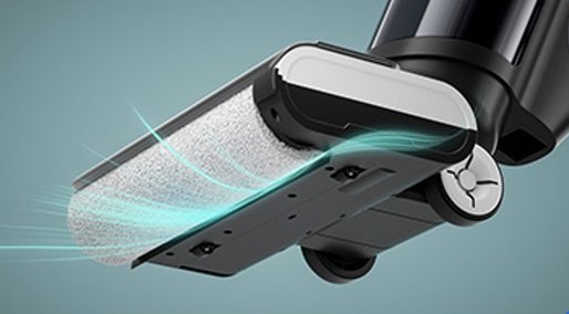 Single roller brush